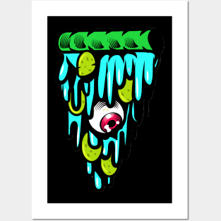 A Melting Pizza Graphic #2- unique and trending Posters and Art